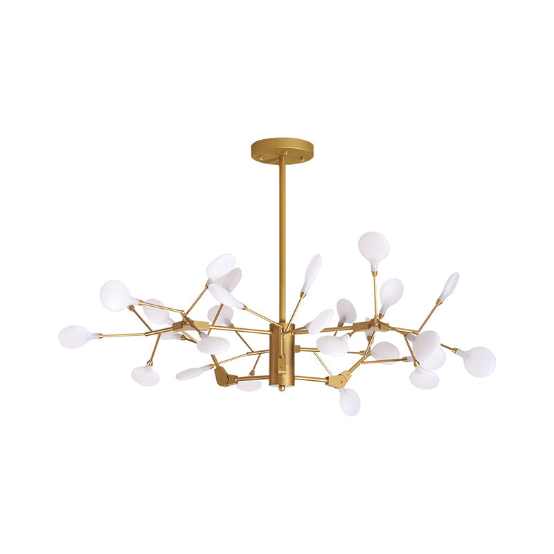 Tree Branch Metal Hanging Chandelier Simple LED Gold Ceiling Pendant for Dining Room Clearhalo 'Ceiling Lights' 'Chandeliers' 'Modern Chandeliers' 'Modern' Lighting' 2026228