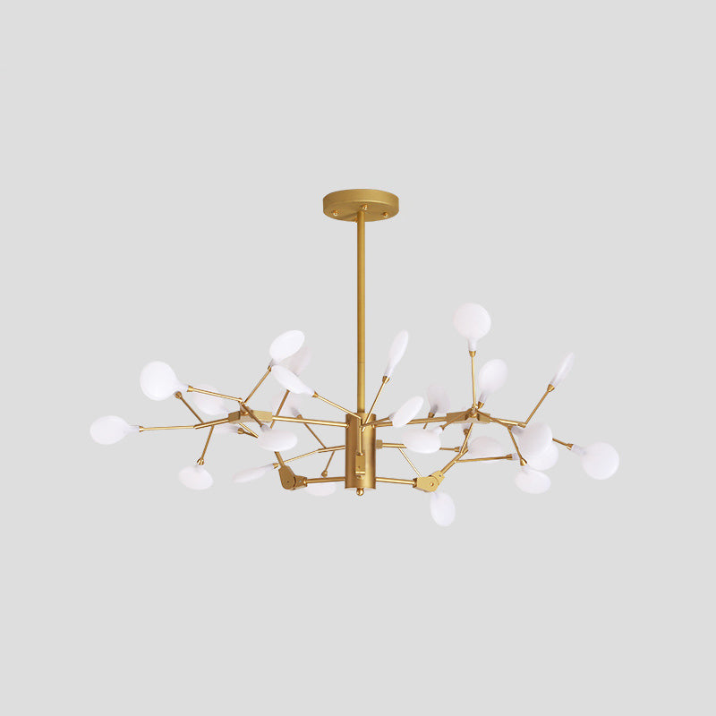 Tree Branch Metal Hanging Chandelier Simple LED Gold Ceiling Pendant for Dining Room Clearhalo 'Ceiling Lights' 'Chandeliers' 'Modern Chandeliers' 'Modern' Lighting' 2026229