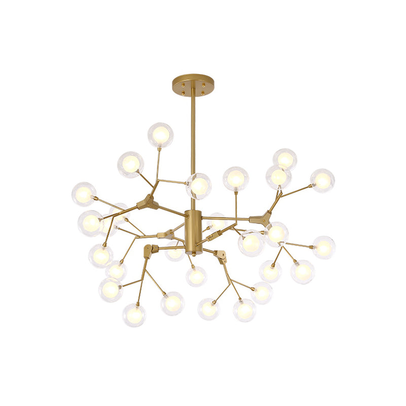 Tree Branch Metal Hanging Chandelier Simple LED Gold Ceiling Pendant for Dining Room Clearhalo 'Ceiling Lights' 'Chandeliers' 'Modern Chandeliers' 'Modern' Lighting' 2026232