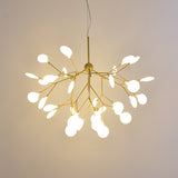 Acrylic Branching Ceiling Chandelier Modern LED Gold Pendant Light Fixture for Dining Room Clearhalo 'Ceiling Lights' 'Chandeliers' 'Modern Chandeliers' 'Modern' Lighting' 2026326