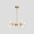Starburst Chandelier Lighting Simple Metallic Living Room LED Pendulum Light 30 Gold C Clearhalo 'Ceiling Lights' 'Chandeliers' 'Modern Chandeliers' 'Modern' Lighting' 2026378