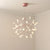 Acrylic Tree Branch Hanging Pendant Light Simple LED Ceiling Chandelier in Rose Gold 45 Rose Gold Clearhalo 'Ceiling Lights' 'Chandeliers' 'Modern Chandeliers' 'Modern' Lighting' 2026448