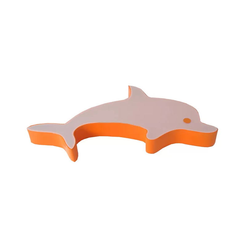 Animal Dolphin LED Flush Mount Light Acrylic Metal Ceiling Lamp for Child Bedroom Clearhalo 'Ceiling Lights' 'Close To Ceiling Lights' 'Close to ceiling' 'Flush mount' Lighting' 202767