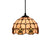 1-Head Hanging Light Kit Tiffany Lattice Bowl White Glass Jeweled Flower Pendant Lighting for Dining Room Yellow Clearhalo 'Ceiling Lights' 'Glass shade' 'Glass' 'Industrial' 'Middle Century Pendants' 'Pendant Lights' 'Pendants' 'Tiffany close to ceiling' 'Tiffany Pendants' 'Tiffany' Lighting' 2029343