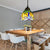 Bell Stained Glass Hanging Pendant Light Baroque 1-Bulb Drop Lamp with Dragonfly Pattern Yellow Clearhalo 'Art Deco Pendants' 'Cast Iron' 'Ceiling Lights' 'Ceramic' 'Crystal' 'Industrial' 'Metal' 'Middle Century Pendants' 'Pendant Lights' 'Pendants' 'Tiffany close to ceiling' 'Tiffany Pendants' 'Tiffany' Lighting' 2029345