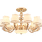 Simplicity Flower Semi Mount Lighting Opal Glass Living Room Ceiling Light Fixture in Gold Clearhalo 'Ceiling Lights' 'Close To Ceiling Lights' 'Close to ceiling' 'Semi-flushmount' Lighting' 2030468
