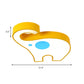 Acrylic Elephant LED Ceiling Mount Light Animal Candy Colored Ceiling Lamp for Kid Bedroom Clearhalo 'Ceiling Lights' 'Close To Ceiling Lights' 'Close to ceiling' 'Flush mount' Lighting' 203137