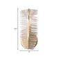 Banana Leaf Crystal Rod Wall Light Fixture Vintage 1/3 Lights Corridor Sconce Light in Gold Clearhalo 'Wall Lamps & Sconces' 'Wall Lights' Lighting' 203161