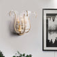 Banana Leaf Crystal Rod Wall Light Fixture Vintage 1/3 Lights Corridor Sconce Light in Gold 3.0 Gold Clearhalo 'Wall Lamps & Sconces' 'Wall Lights' Lighting' 203162