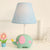 1 Bulb Fat Elephant Desk Light with Dot Shade Kids Resin Study Light for Baby Bedroom Blue B Clearhalo 'Lamps' 'Table Lamps' Lighting' 203426