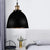 Antique Style Dome Pendant Lamp 1 Light Wrought Iron Hanging Light Fixture with Cord in Black/Rust Black Clearhalo 'Art Deco Pendants' 'Black' 'Cast Iron' 'Ceiling Lights' 'Ceramic' 'Crystal' 'Industrial Pendants' 'Industrial' 'Metal' 'Middle Century Pendants' 'Pendant Lights' 'Pendants' 'Rustic Pendants' 'Tiffany' Lighting' 203725