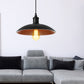 1 Head Pendant Lighting with Saucer Shade Metallic Loft Style Living Room Hanging Lamp in Black/White, 12.5"/16" W Black 12.5" Clearhalo 'Art Deco Pendants' 'Black' 'Cast Iron' 'Ceiling Lights' 'Ceramic' 'Crystal' 'Industrial Pendants' 'Industrial' 'Metal' 'Middle Century Pendants' 'Pendant Lights' 'Pendants' 'Rustic Pendants' 'Tiffany' Lighting' 203812