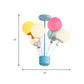 Baby Bedroom Balloon Pendant Light Metal Macaron Stylish Suspension Light Clearhalo 'Ceiling Lights' 'Pendant Lights' 'Pendants' Lighting' 203996
