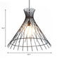 1-Light Hanging Lamp with Cone Shade Iron Modern Kitchen Island Pendant Ceiling Light in Black Clearhalo 'Art Deco Pendants' 'Black' 'Cast Iron' 'Ceiling Lights' 'Ceramic' 'Crystal' 'Industrial Pendants' 'Industrial' 'Metal' 'Middle Century Pendants' 'Pendant Lights' 'Pendants' 'Rustic Pendants' 'Tiffany' Lighting' 204266