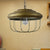 1-Light Hanging Pendant Light with Drum Shade Iron Rustic Farmhouse Ceiling Light in Antique Brass Antique Brass Clearhalo 'Art Deco Pendants' 'Cast Iron' 'Ceiling Lights' 'Ceramic' 'Crystal' 'Industrial Pendants' 'Industrial' 'Metal' 'Middle Century Pendants' 'Pendant Lights' 'Pendants' 'Tiffany' Lighting' 204325