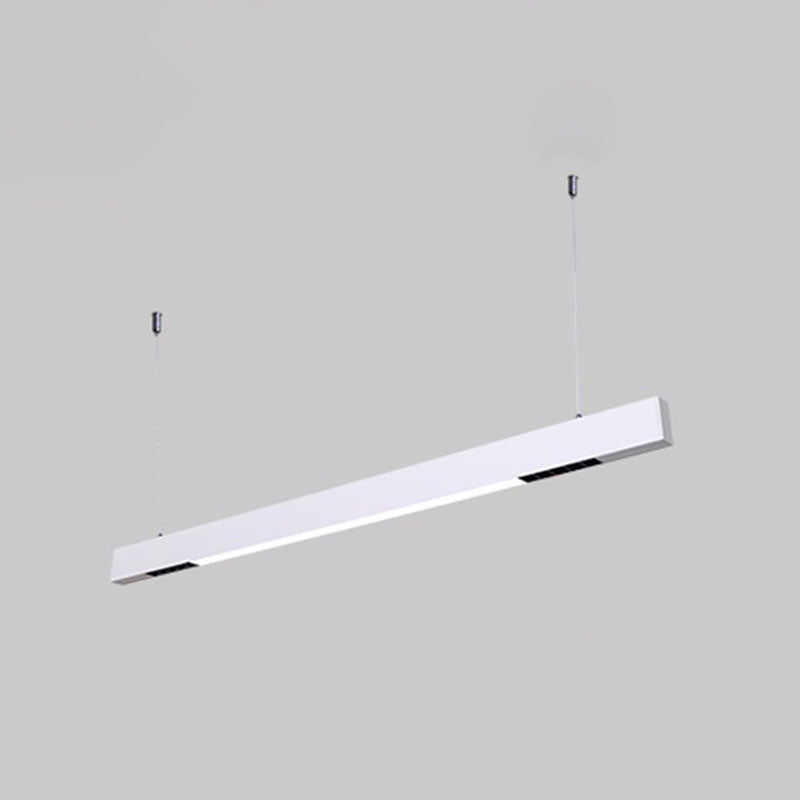Bar Shaped Acrylic Hanging Light Kit Minimalism LED Suspension Pendant Light for Office Clearhalo 'Ceiling Lights' 'Modern Pendants' 'Modern' 'Pendant Lights' 'Pendants' Lighting' 2044256