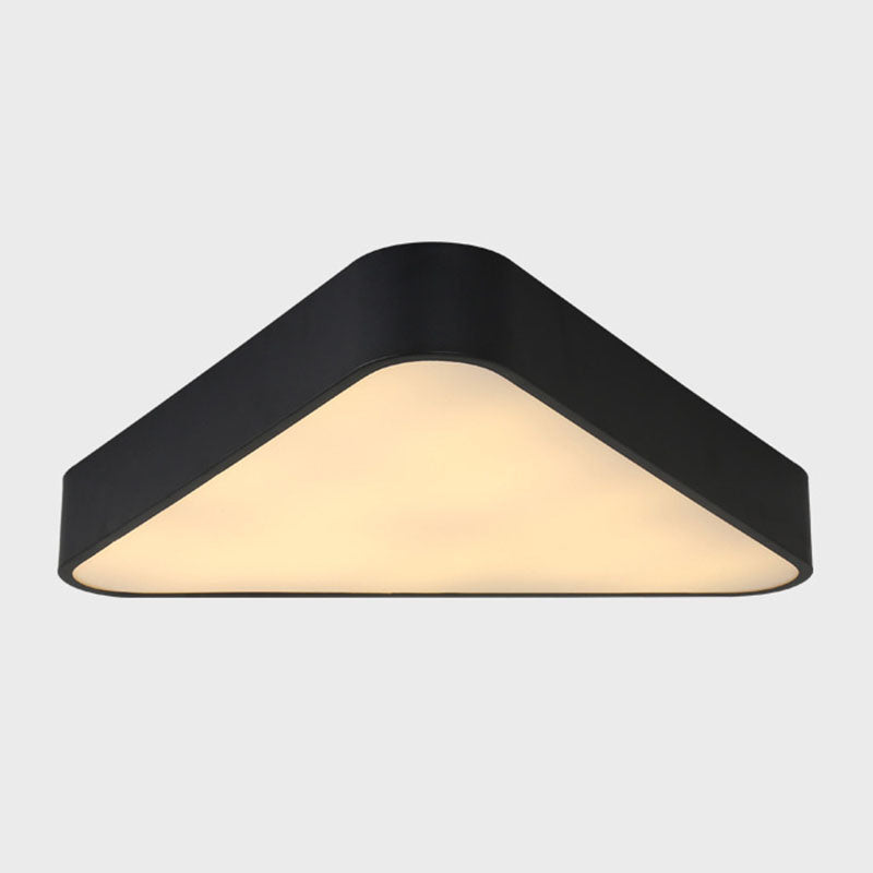 Acrylic Triangular Flush Light Nordic LED Flush Mount Ceiling Lighting Fixture for Foyer Black Warm Clearhalo 'Ceiling Lights' 'Close To Ceiling Lights' 'Close to ceiling' 'Flush mount' Lighting' 2044277