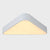 Acrylic Triangular Flush Light Nordic LED Flush Mount Ceiling Lighting Fixture for Foyer White Warm Clearhalo 'Ceiling Lights' 'Close To Ceiling Lights' 'Close to ceiling' 'Flush mount' Lighting' 2044283