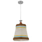 Chinese Bell Shaped Pendant Lamp Rattan Fiber Single Restaurant Hanging Light Fixture Clearhalo 'Ceiling Lights' 'Pendant Lights' 'Pendants' Lighting' 2044631