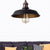 Barn Shade Metal Hanging Pendant Light Vintage 1 Bulb Bakery Light Fixture in Black Black Clearhalo 'Art Deco Pendants' 'Black' 'Cast Iron' 'Ceiling Lights' 'Ceramic' 'Crystal' 'Industrial Pendants' 'Industrial' 'Metal' 'Middle Century Pendants' 'Pendant Lights' 'Pendants' 'Rustic Pendants' 'Tiffany' Lighting' 204564