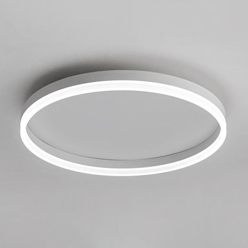 Circular Flush Mount Lighting Minimalist Acrylic Bedroom LED Flush Mount Fixture Clearhalo 'Ceiling Lights' 'Close To Ceiling Lights' 'Close to ceiling' 'Flush mount' Lighting' 2046455