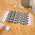 Boho Living Room Area Rug Multi Colored Geometric Patterned Braided Rug Cotton Machine Washable Carpet Black Clearhalo 'Area Rug' 'Bohemian' 'Rugs' Rug' 2046888
