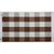Classic Buffalo Plaid Rug Brown Funky Carpet Cotton Machine Washable Rug for Bedroom Brown Clearhalo 'Area Rug' 'Bohemian' 'Rugs' Rug' 2046922