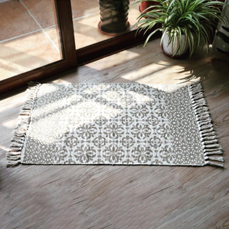 Casual Bohemian Rug Multicolored Geometric Carpet Pet Friendly Rug for Great Room Brown Clearhalo 'Area Rug' 'Bohemian' 'Rugs' Rug' 2046939