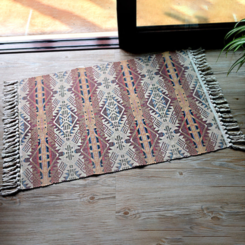 Casual Bohemian Rug Multicolored Geometric Carpet Pet Friendly Rug for Great Room Yellow Clearhalo 'Area Rug' 'Bohemian' 'Rugs' Rug' 2046948