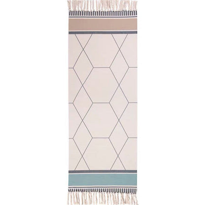Aesthetic Multicolor Tribal Print Rug Cotton Bohemia Area Rug Pet Friendly Carpet for Bedroom Dark Beige Clearhalo 'Area Rug' 'Bohemian' 'Rugs' Rug' 2046970