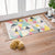 Funky Bedroom Area Rug Multicolored Patterned Rug Cotton Washable Indoor Carpet Yellow-Green 2' x 2'11" Clearhalo 'Area Rug' 'Bohemian' 'Rugs' Rug' 2046995