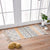 Decorative Bohemian Rug Multi Color Tribal Carpet Pet Friendly Rug with Tassel for Door Yellow 2' x 2'11" Clearhalo 'Area Rug' 'Bohemian' 'Rugs' Rug' 2047009