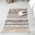 Creative Shiplap Rug Multi-Color Boho Chic Rug Cotton Pet Friendly Rug for Home Brown 2' x 2'11" Clearhalo 'Area Rug' 'Bohemian' 'Rugs' Rug' 2047220