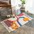 Eclectic Room Rug Multicolor Rhombus Patterned Rug Cotton Pet Friendly Area Carpet Yellow-Red 2' x 2'11" Clearhalo 'Area Rug' 'Bohemian' 'Rugs' Rug' 2047237