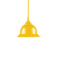 1 Light Dome Pendant Lighting Fixture Industrial Black/Red/Yellow Metal Hanging Ceiling Light for Living Room Clearhalo 'Art Deco Pendants' 'Black' 'Cast Iron' 'Ceiling Lights' 'Ceramic' 'Crystal' 'Industrial Pendants' 'Industrial' 'Metal' 'Middle Century Pendants' 'Pendant Lights' 'Pendants' 'Rustic Pendants' 'Tiffany' Lighting' 205239