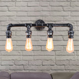 4-Bulb Armed Sconce Lamp Industrial Antique Silver Metal Wall Mounted Light for Living Room Clearhalo 'Art deco wall lights' 'Cast Iron' 'Glass' 'Industrial wall lights' 'Industrial' 'Middle century wall lights' 'Modern' 'Rustic wall lights' 'Tiffany' 'Traditional wall lights' 'Wall Lamps & Sconces' 'Wall Lights' Lighting' 205399