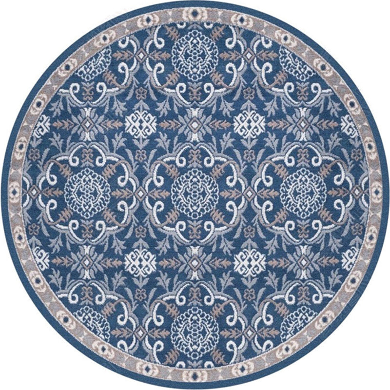 Ethnic Multi Color Floral Rug Synthetics Persian Carpet Anti-Slip Backing Pet Friendly Machine Washable Rug for Great Room Clearhalo 'Area Rug' 'Moroccan' 'Rugs' Rug' 2058499