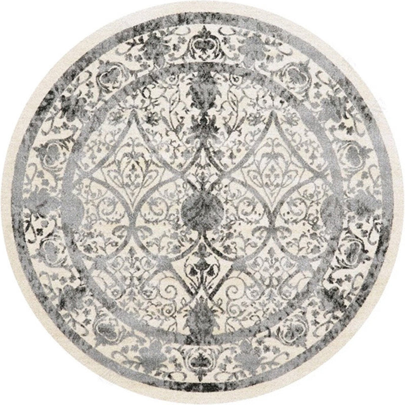 Ethnic Multi Color Floral Rug Synthetics Persian Carpet Anti-Slip Backing Pet Friendly Machine Washable Rug for Great Room Clearhalo 'Area Rug' 'Moroccan' 'Rugs' Rug' 2058500