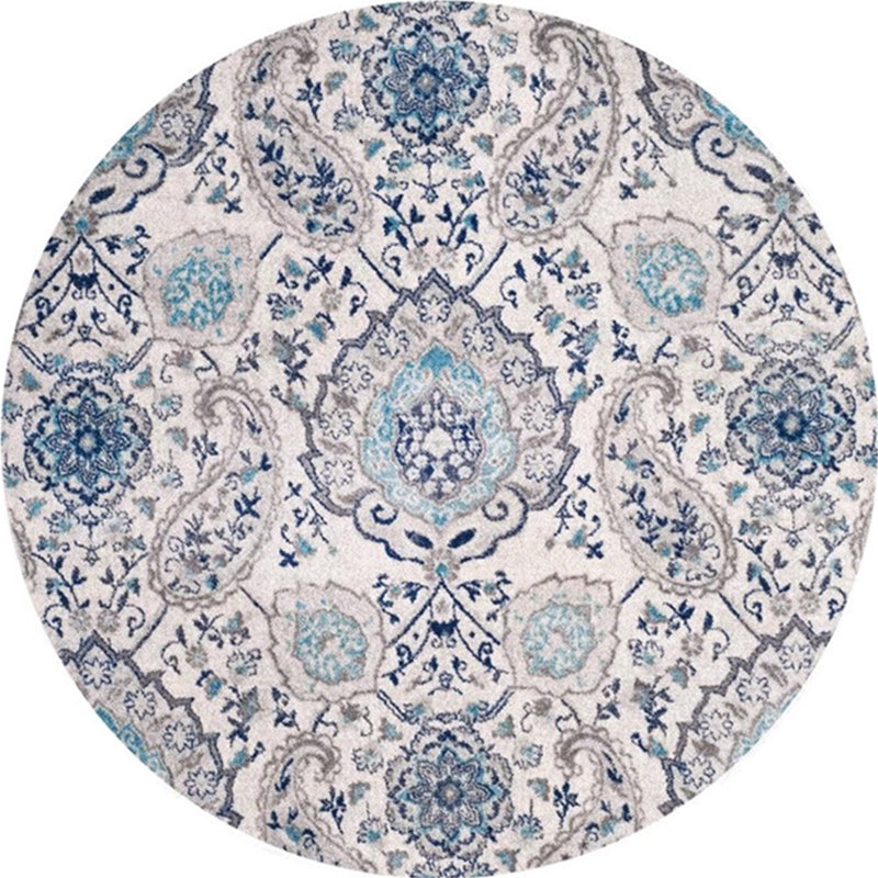 Ethnic Multi Color Floral Rug Synthetics Persian Carpet Anti-Slip Backing Pet Friendly Machine Washable Rug for Great Room Clearhalo 'Area Rug' 'Moroccan' 'Rugs' Rug' 2058509