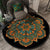 Glamorous Layered Flower Pattern Rug Multi-Colored Moroccan Rug Polypropylene Stain Resistant Anti-Slip Backing Machine Washable Carpet for Home Black-Blue Clearhalo 'Area Rug' 'Moroccan' 'Rugs' Rug' 2058673