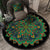 Glamorous Layered Flower Pattern Rug Multi-Colored Moroccan Rug Polypropylene Stain Resistant Anti-Slip Backing Machine Washable Carpet for Home Blue-Green Clearhalo 'Area Rug' 'Moroccan' 'Rugs' Rug' 2058684