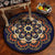 Moroccan Mandala Rug Multi-Colored Synthetics Rug Stain Resistant Anti-Slip Machine Washable Carpet for Dining Room Navy Clearhalo 'Area Rug' 'Moroccan' 'Rugs' Rug' 2058856