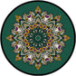 Turkish Mandala Rug Multicolored Synthetics Rug Washable Pet Friendly Anti-Slip Backing Area Rug for Great Room Clearhalo 'Area Rug' 'Moroccan' 'Rugs' Rug' 2058947