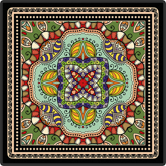 Trendy Symmetric Floral Rug Multi Colored Moroccan Style Carpet Synthetics Rug for Room Clearhalo 'Area Rug' 'Moroccan' 'Rugs' Rug' 2059078