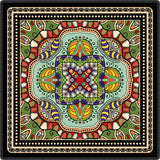 Trendy Symmetric Floral Rug Multi Colored Moroccan Style Carpet Synthetics Rug for Room Clearhalo 'Area Rug' 'Moroccan' 'Rugs' Rug' 2059078