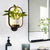 Geometric Ring Living Room Planter Wall Sconce Light Aluminium Single Minimalist LED Wall Mount Light Black Oval Clearhalo 'Art deco wall lights' 'Cast Iron' 'Glass' 'Industrial wall lights' 'Industrial' 'Middle century wall lights' 'Modern' 'Rustic wall lights' 'Tiffany' 'Traditional wall lights' 'Wall Lamps & Sconces' 'Wall Lights' Lighting' 2063567