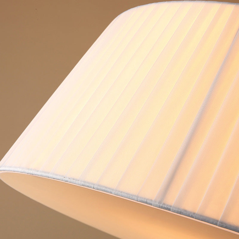 Pleated Empire Shade Chandelier Light Simplicity Fabric Gold Pendant Light Fixture Clearhalo 'Ceiling Lights' 'Chandeliers' 'Modern Chandeliers' 'Modern' Lighting' 2063679