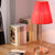 Artistic Pleated Empire Shade Table Lamp Fabric 1 Bulb Bedroom Nightstand Light with Pull Chain Gold B Clearhalo 'Lamps' 'Table Lamps' Lighting' 2063708