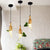 Planter Hanging Lamp Contemporary Clear Glass 1-Light Study Room Lighting Pendant Clear D Clearhalo 'Art Deco Pendants' 'Black' 'Cast Iron' 'Ceiling Lights' 'Ceramic' 'Crystal' 'Industrial Pendants' 'Industrial' 'Metal' 'Middle Century Pendants' 'Pendant Lights' 'Pendants' 'Rustic Pendants' 'Tiffany' Lighting' 2064005