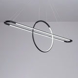 Artistic Geometric Shaped Island Light Fixture Metal Dining Room LED Ceiling Pendant Light Clearhalo 'Ceiling Lights' 'Island Lights' Lighting' 2064169